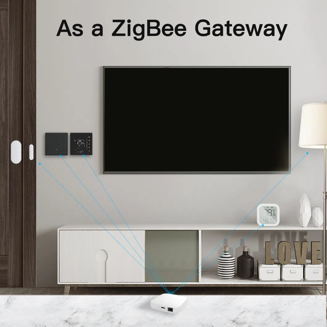 Homekit Apple Zigbee Gateway Hub Moes Tuya Smart Home Automation System Siri Voice Control