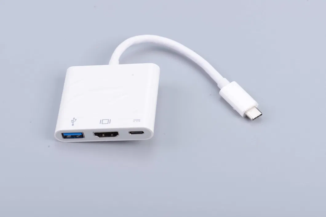 USB Port Hub 3 in 1 USB C Hub to HDMI + Pd+ USB 3.0 for MacBook PRO