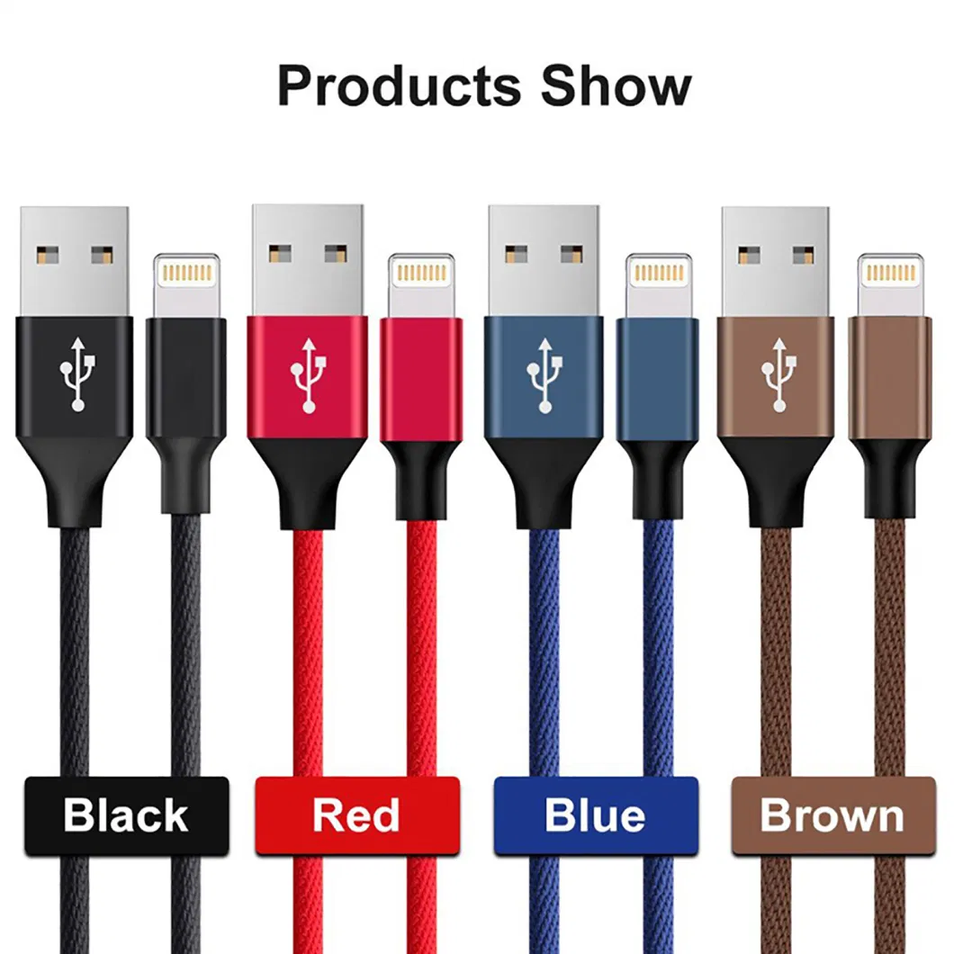 3FT 6FT 10FT Lightning Charger Cable for iPhone iPad Phone Accessories Cable Manufacturer